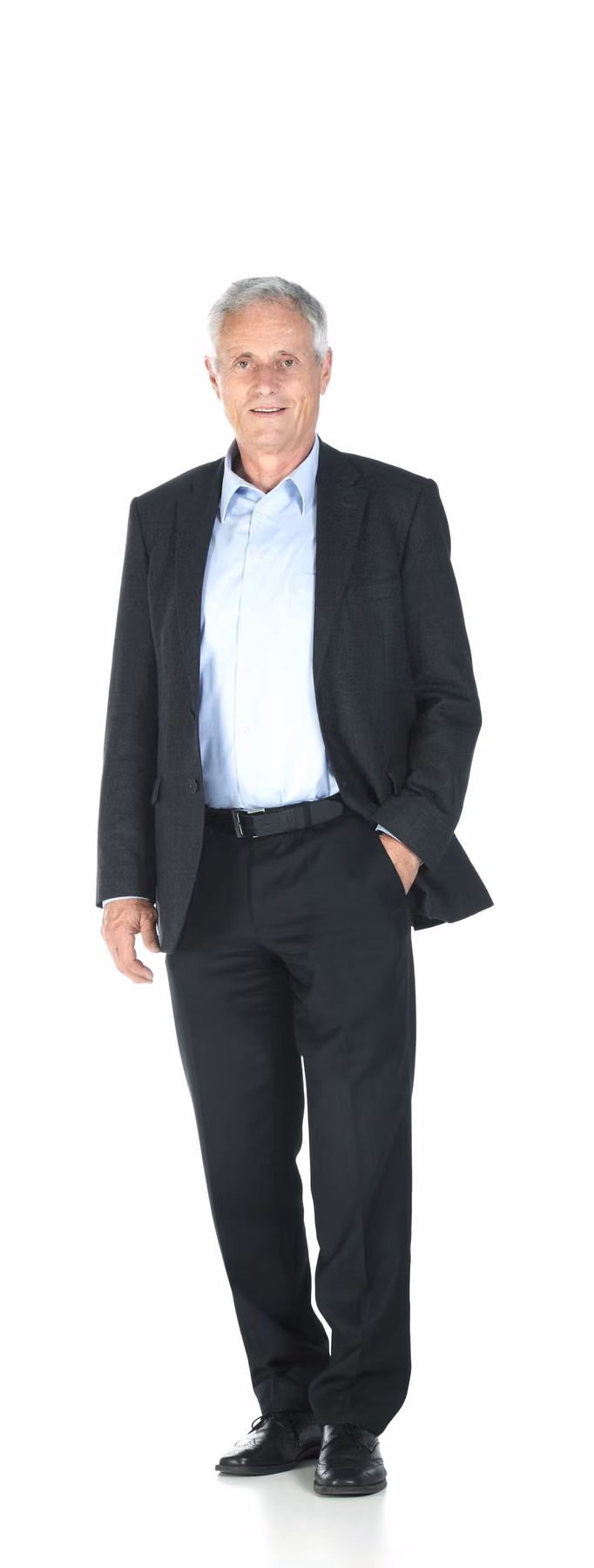 Peter Schlüter, Geschäftsführer der LMB-Gruppe, in dunklem Sakko und hellblauem Hemd